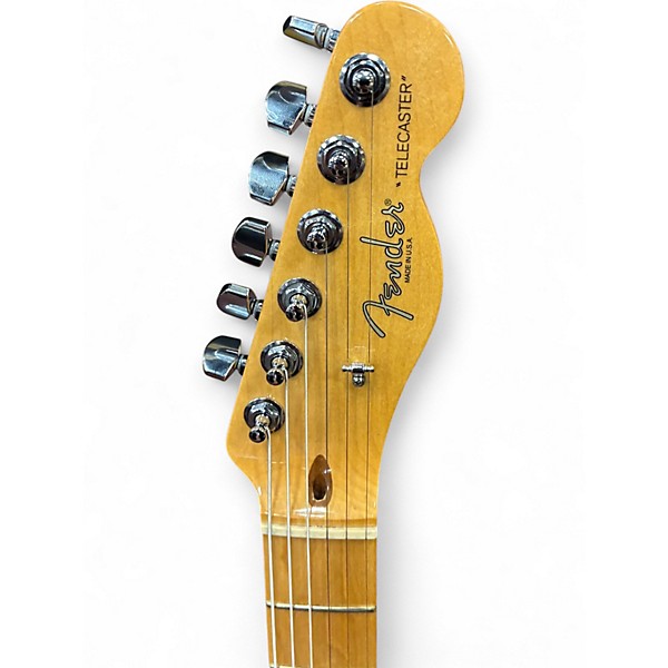 Used 2010 Fender American Standard Telecaster Black Solid Body Electric Guitar
