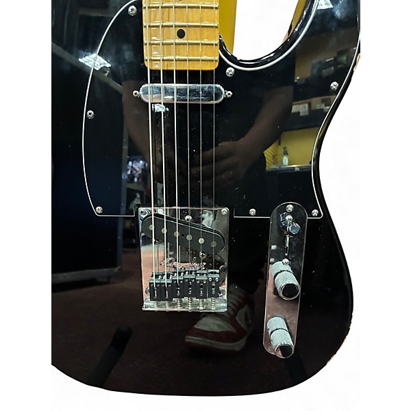 Used 2010 Fender American Standard Telecaster Black Solid Body Electric Guitar