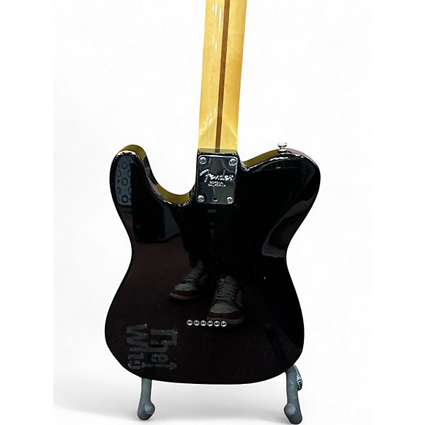 Used 2010 Fender American Standard Telecaster Black Solid Body Electric Guitar