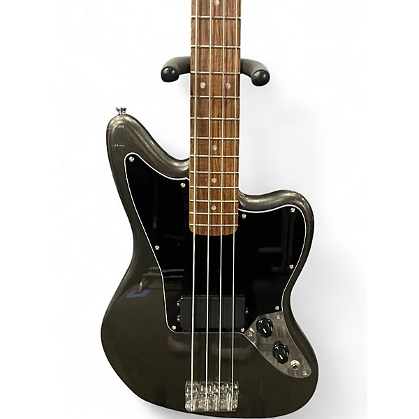 Used Squier JAGUAR BASS GREY Electric Bass Guitar