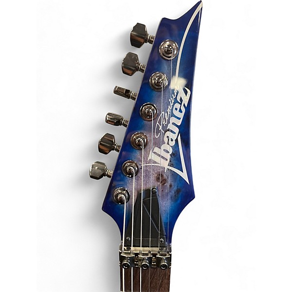 Used Ibanez S1070PBZ Cerulean Blue Burst Solid Body Electric Guitar