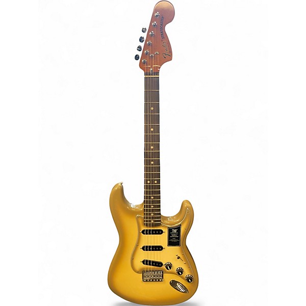 Used Fender 70th Anniversary Vintera II Antigua Stratocaster Antigua Solid Body Electric Guitar