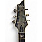Used 2012 Schecter Guitar Research Omen Extreme 6 TRANS QUILTED BLACK Solid Body Electric Guitar