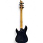 Used 2012 Schecter Guitar Research Omen Extreme 6 TRANS QUILTED BLACK Solid Body Electric Guitar