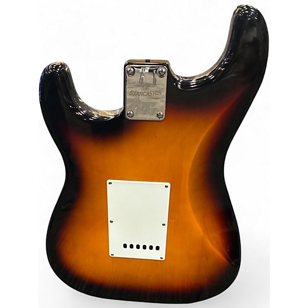 Used Fender Starcaster 2 Tone Sunburst Hollow Body Electric Guitar