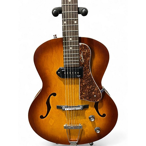 Used Godin 5th Avenue Kingpin P90 COGNAC BURST Hollow Body Electric Guitar