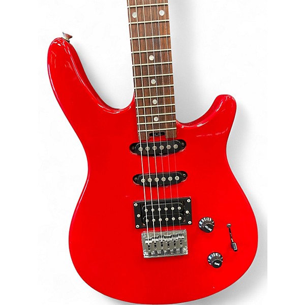 Used 2000 Peavey firenza jx Candy Apple Red Solid Body Electric Guitar