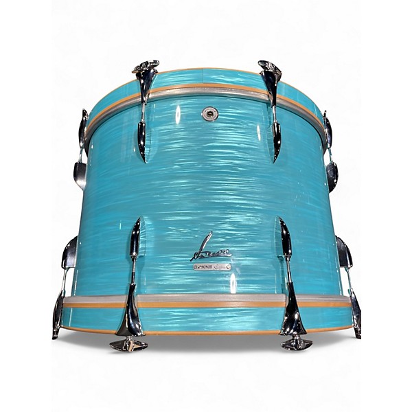 Used SONOR 22x14 Vintage Beech  California Blue Drum