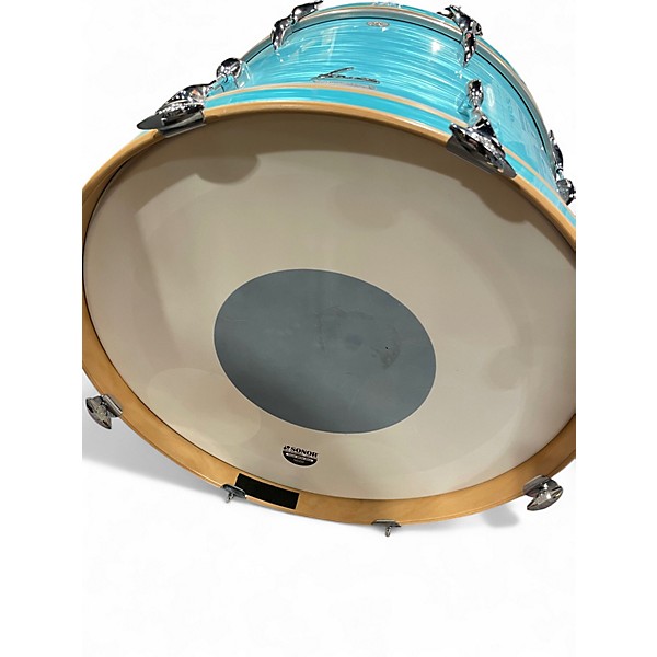 Used SONOR 22x14 Vintage Beech  California Blue Drum