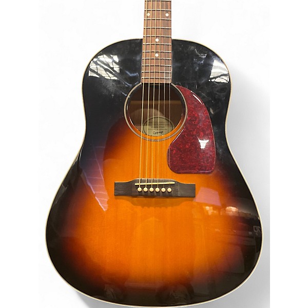 Used 2025 Epiphone J45 Studio Acoustic/Electric Guitar 2 Color Sunburst Acoustic Electric Guitar