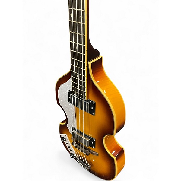 Used Rogue vb-100 left bass 2 Color Sunburst Electric Bass Guitar