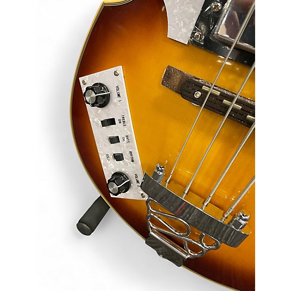 Used Rogue vb-100 left bass 2 Color Sunburst Electric Bass Guitar