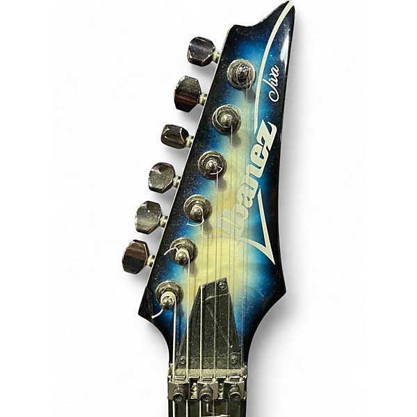 Used Ibanez JIVA JR 1P-01 Blue Burst Solid Body Electric Guitar