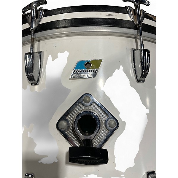 Used Ludwig 24X14 White Cortex White Cortex Drum
