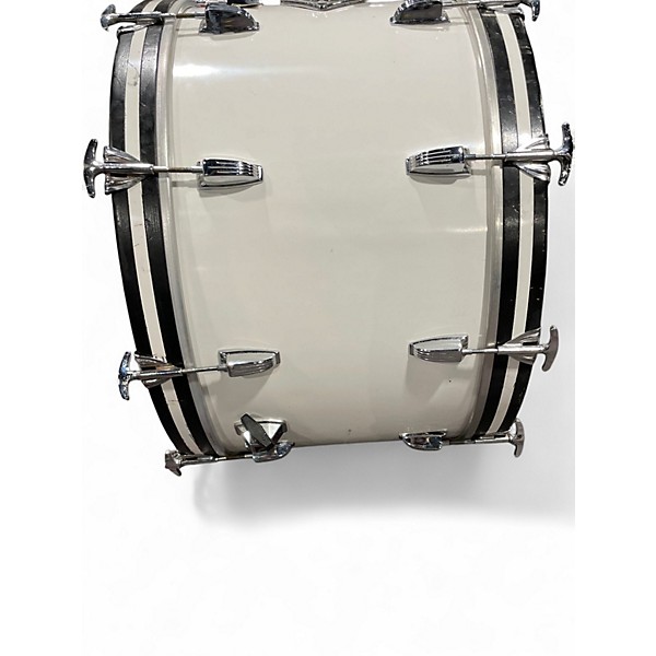 Used Ludwig 24X14 White Cortex White Cortex Drum