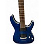 Used Schecter Guitar Research C1 Platinum Electron Blue Metallic Solid Body Electric Guitar