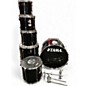 Used TAMA 6 Piece Rockstar Black Drum Kit thumbnail
