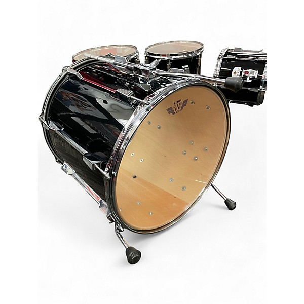 Used TAMA 6 Piece Rockstar Black Drum Kit