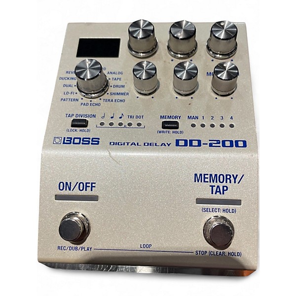 Used BOSS DD200 Digital Delay Effect Pedal