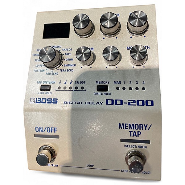 Used BOSS DD200 Digital Delay Effect Pedal