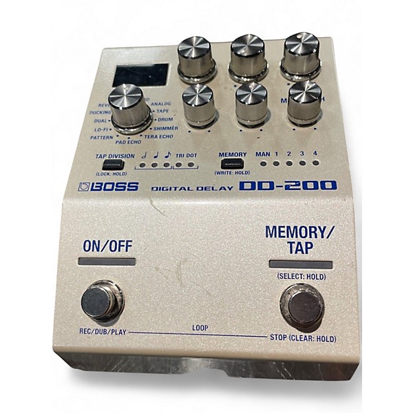 Used BOSS DD200 Digital Delay Effect Pedal