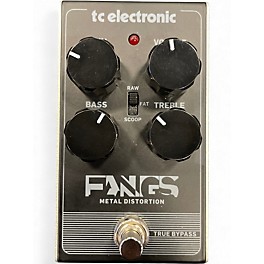 Used TC Electronic Fangs Metal Distortion Effect Pedal