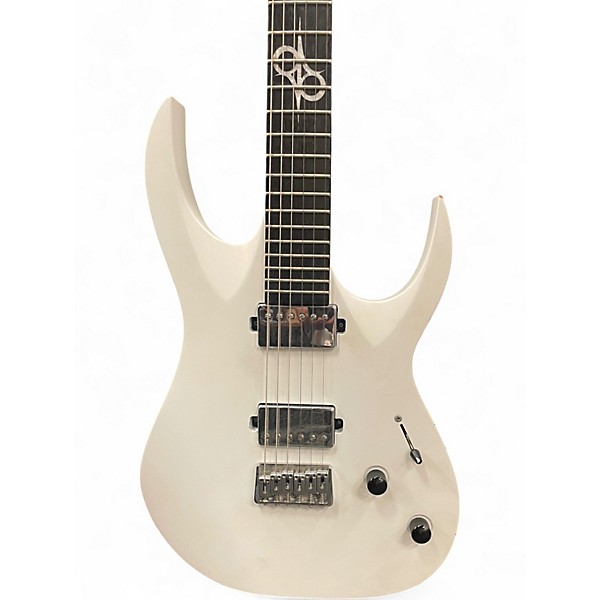Used Washburn SOLAR 160C Snow White Solid Body Electric Guitar