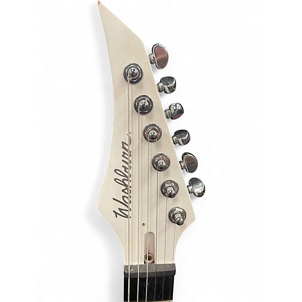 Used Washburn SOLAR 160C Snow White Solid Body Electric Guitar