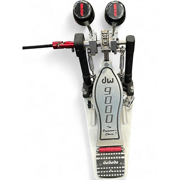 Used DW 9000 Series Double Double Bass Drum Pedal