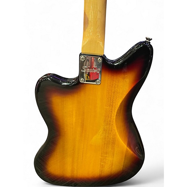 Used Squier classic vibe 1960s Jazzmaster 3 Tone Sunburst Solid Body Electric Guitar