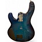 Used Ernie Ball Music Man StingRay Special HH BLUE BURST Electric Bass Guitar