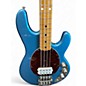 Used 2010s Ernie Ball Music Man Stingray Classic Deluxe 4 String lake tahoe blue Electric Bass Guitar