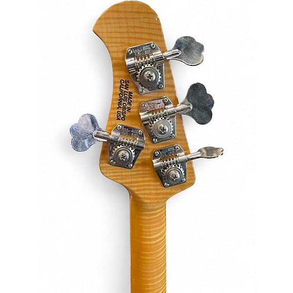 Used 2010s Ernie Ball Music Man Stingray Classic Deluxe 4 String lake tahoe blue Electric Bass Guitar