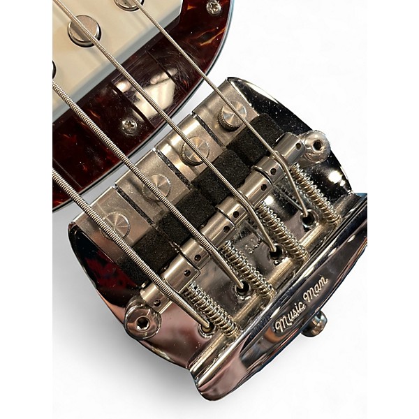 Used 2010s Ernie Ball Music Man Stingray Classic Deluxe 4 String lake tahoe blue Electric Bass Guitar