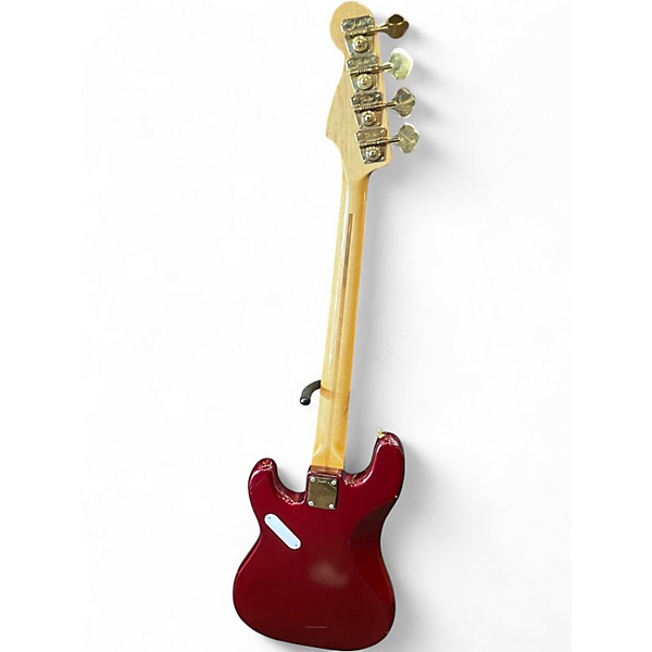Vintage 1980 Fender Precision Bass Special Active Candy Apple Red Electric Bass Guitar