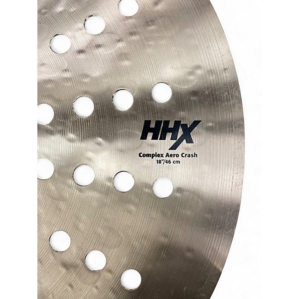 Used SABIAN 18in HHX Complex Aero Crash Cymbal