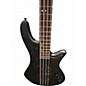 Used Schecter Guitar Research Stealth 4 Satin Black Electric Bass Guitar