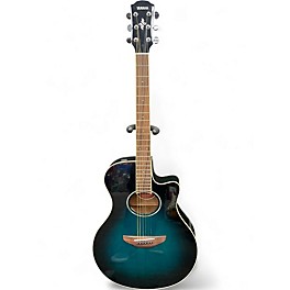 Used Yamaha APX600 Blue Burst Acoustic Electric Guitar