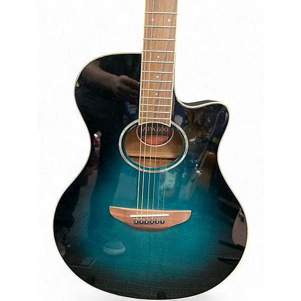 Used Yamaha APX600 Blue Burst Acoustic Electric Guitar