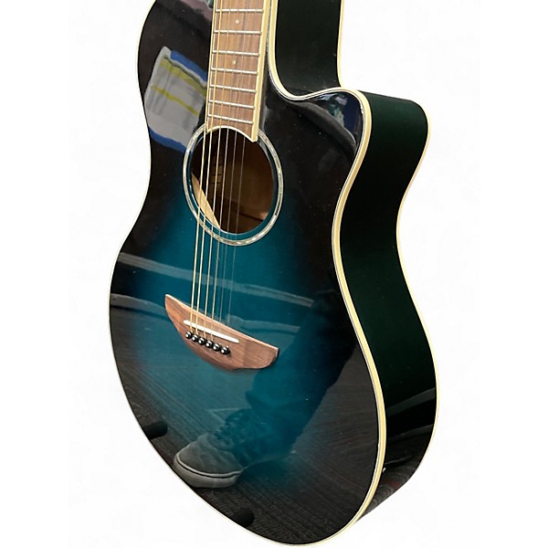 Used Yamaha APX600 Blue Burst Acoustic Electric Guitar