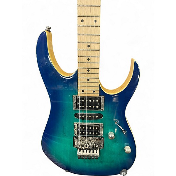 Used Ibanez RG470AHM Blue Moon Burst Solid Body Electric Guitar