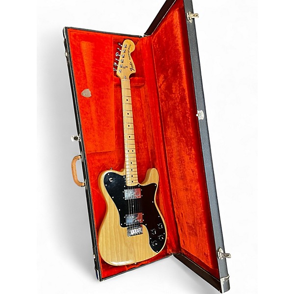 Vintage 1978 Fender Telecaster Deluxe Vintage Natural Solid Body Electric Guitar
