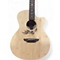 Used Luna WOODLAND BAMBOO Natural Acoustic Electric Guitar
