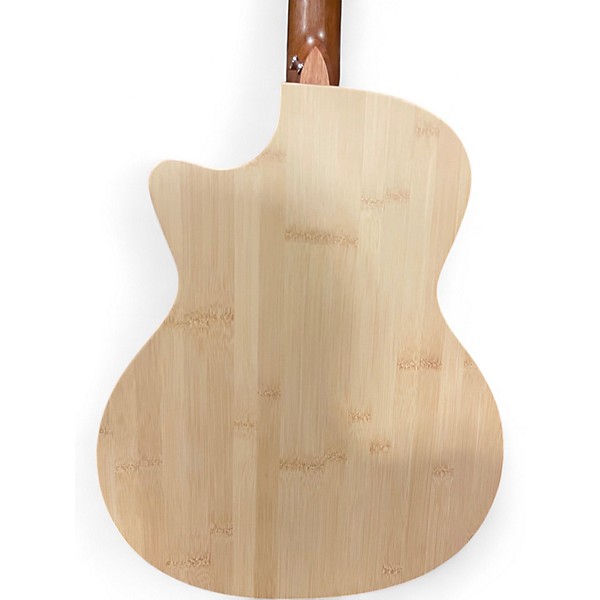 Used Luna WOODLAND BAMBOO Natural Acoustic Electric Guitar