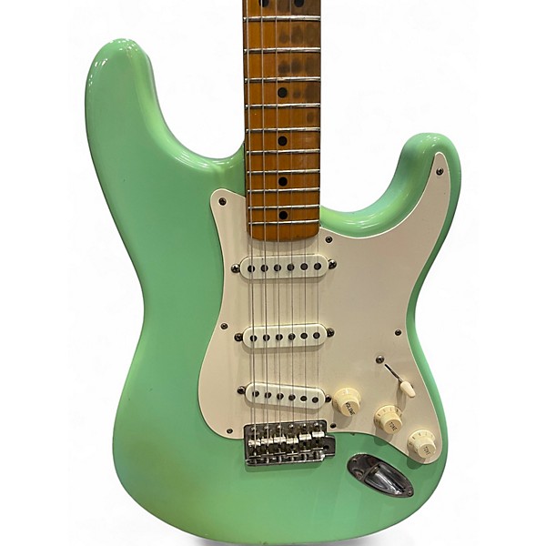 Vintage 1987 Fender AMERICAN '57 REISSUE STRATOCASTER Seafoam Green Solid Body Electric Guitar
