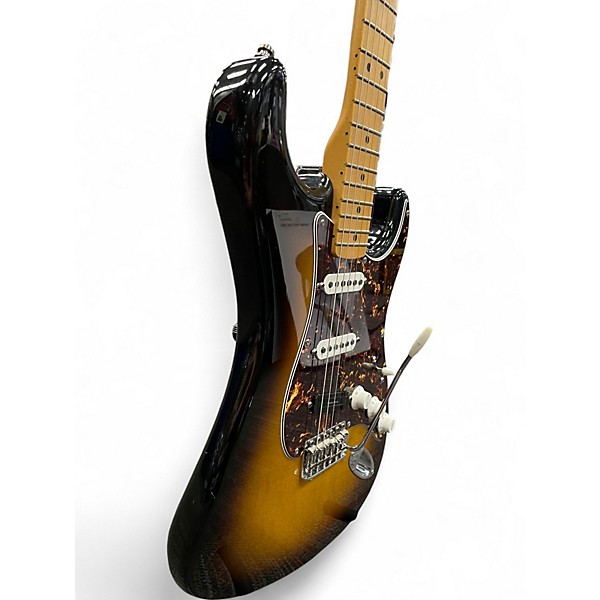 Used 2007 Fender Artist Series Jimmie Vaughan Tex-Mex Stratocaster 2 Color Sunburst Solid Body Electric Guitar
