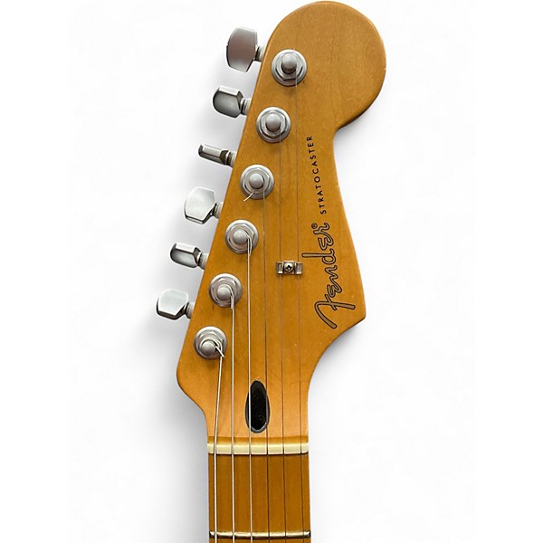 Used 2007 Fender Artist Series Jimmie Vaughan Tex-Mex Stratocaster 2 Color Sunburst Solid Body Electric Guitar