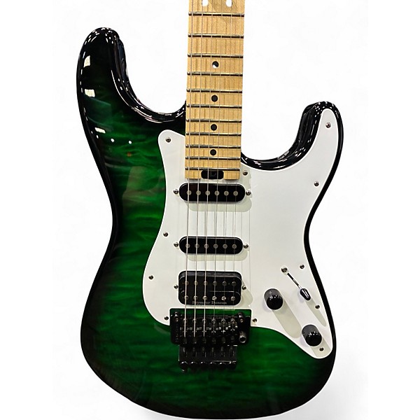 Used Jackson ADRIAN SMITH DKQM USA GREEN QUILT Solid Body Electric Guitar