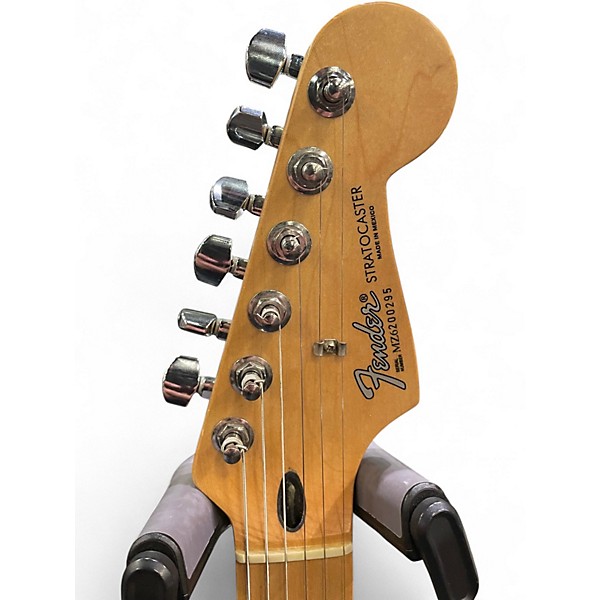 Used Fender 60th Anniversary Stratocaster Black and White Solid Body Electric Guitar