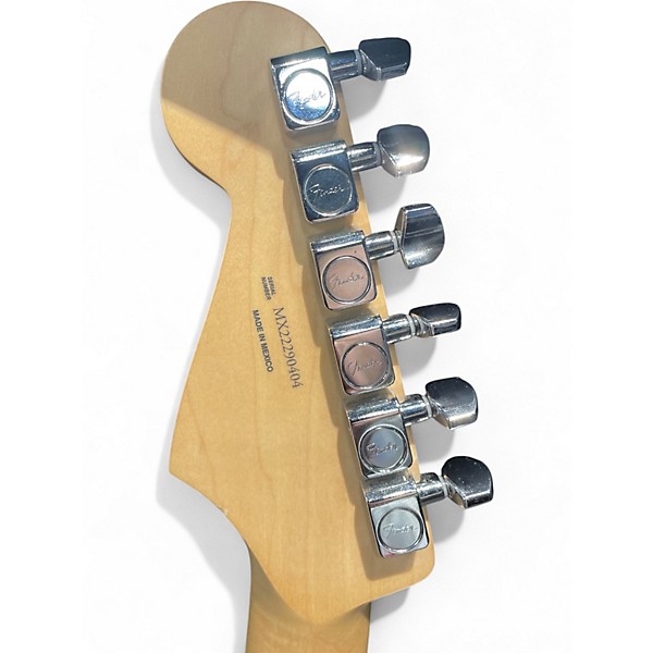 Used 2023 Fender MIM PLAYER STRATOCASTER W/ GOLD LACE SENSORS 3 Tone Sunburst Solid Body Electric Guitar